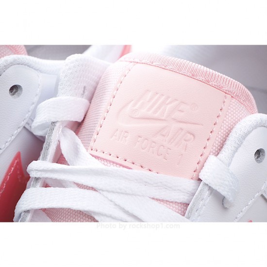 Nike AIR FORCE 107 LOW "White/DigitalPink Coral Pink"