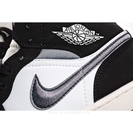 Air Jordan 1 Mid SE 'Satin Smoke Grey