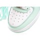 Nike Air Force 1 07 White and Green Low Top