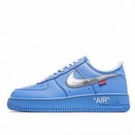 Nike Off White x Air Force 1 MCA Low Top Blue