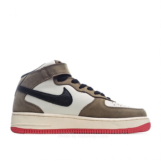 Nike Air Force 1 Mid Brown Sneakers