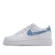 Nike Air Force 1 White and Blue