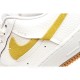 Nike Air Force1 Vandalized Black and Yellow Sneakers