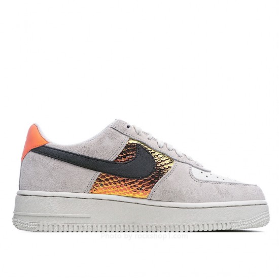 Nike Air Force 1 Low "IridescentSnakeskin Light Grey Beige