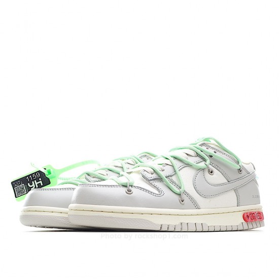 Nike 0ff-White x Nike Dunk Low "02 of 50" OW White Grey