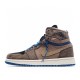 Air Jordan 1 High Switch Black brown AJ1 Black Brown Zipper