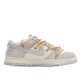 Nike SB Dunk OFF-WHITE Grey-Yellow-Blue