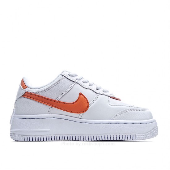 Nike WMNS Air Force 1 Shadow White Orange Orange Sneakers