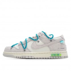 Nike SB Dunk OFF-WHITE Gray Green Purple