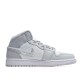 Air Jordan 1 Mid 'Swoosh Logo - Grey Camo'