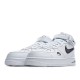 Nike Air Force 1 Lv8 Mid Top White Black 3M Reflective