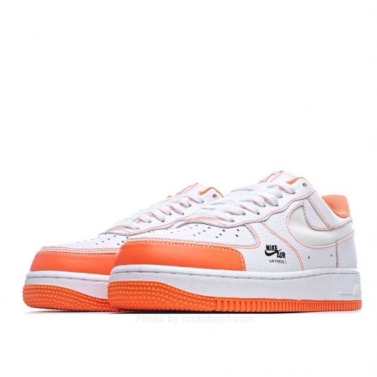 Nike Air Force 1 Low White Orange 3M Reflective