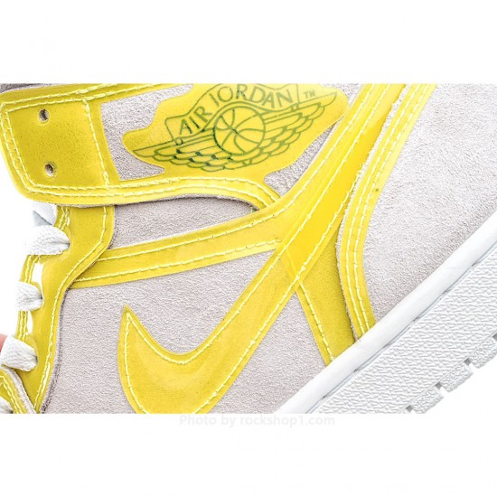 Wmns Air Jordan 1 Mid LX 'Off White Opti Yellow'