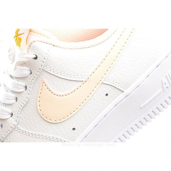 Nike Air Force 1 White and Orange