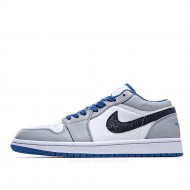 Air Jordan 1 Low 'True Blue Cement'