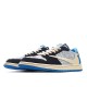 Travis Scott x Air Jordan 1 Low Retro low Flyknit AJ1 Low Basketball Shoes