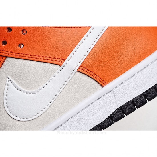 Nike SB Dunk Low White and Orange