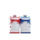 Air Jordan 1 MID Blue and Red Mandarin Ducks DH0200-100 Mid Series