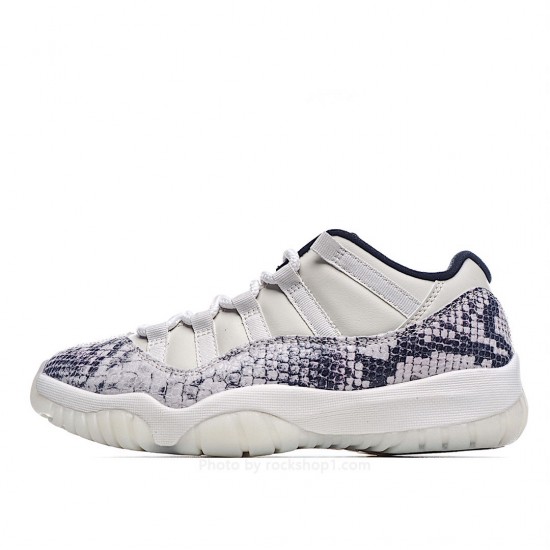 Air Jordan 11 Retro Low 'Light Bone Snakeskin'