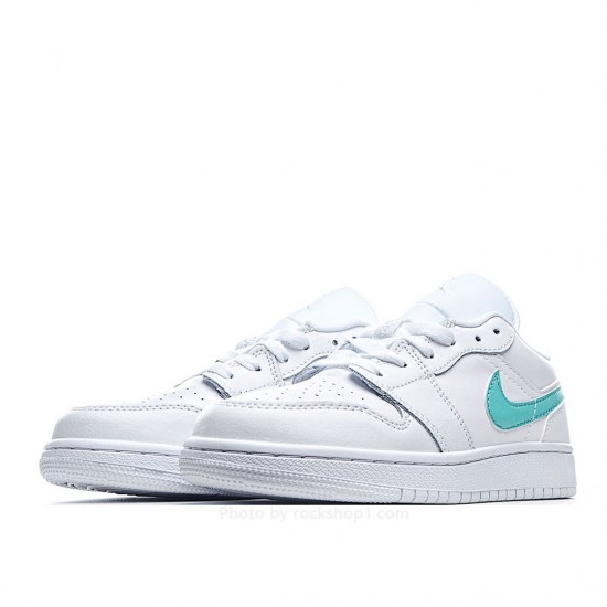 Nike Air Jordan 1 LowWhite/NeonAJ1 Low Top Classic Retro Culture Casual Sports Basketball Shoes