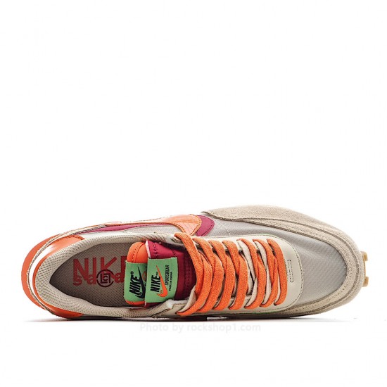 Nike sacai x Clot x LDWaffle 'Net Orange Blaze'