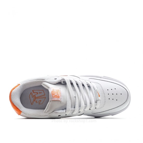 Nike Air Force 107 White and Orange