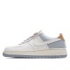 Nike Air Force 1 07 White Grey Blue Yellow