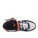 Nike Air Force 1 Mid Mid Top Black And White Orange