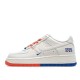 Nike Air Force 1 Low 07 Beige Red Blue Low Top Sneakers