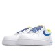 Nike Air Force 1 White Green Blue