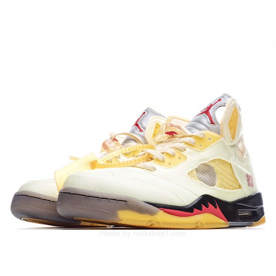 Off-White x Air Jordan 5 SP 'Sail'