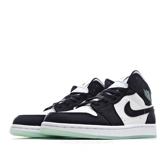 Air Jordan 1 Mid SE GS 'Glow in the Dark Panda'