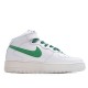 Nike Air Force 1 Mid Mid Top White Green