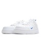 Nike Air Force 1 Low Top White and Blue Reflective