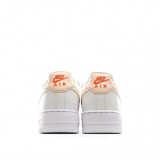 Nike Air Force 1 White and Orange