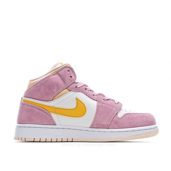 Air Jordan 1 Mid SE GS 'Arctic Pink'