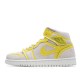 Wmns Air Jordan 1 Mid LX 'Off White Opti Yellow'