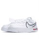 Nike AIR FORCE 1 REACT WHITE D/MS/X White Black Red