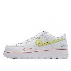 Nike Air Force 107 Low White Green Low Top