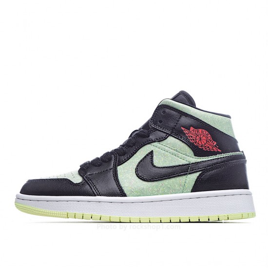 Wmns Air Jordan 1 Mid SE 'Black Barely Volt'