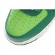 Nike Air Force Low First Use White and Green Low-Top Sneakers