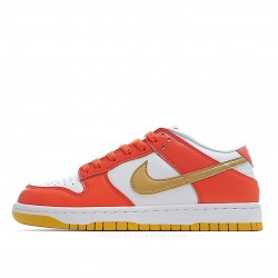 Nike Dunk Low "Golden Orange" Platinum Orange Sneakers