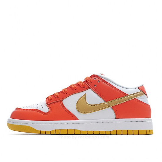 Nike Dunk Low "Golden Orange" Platinum Orange Sneakers