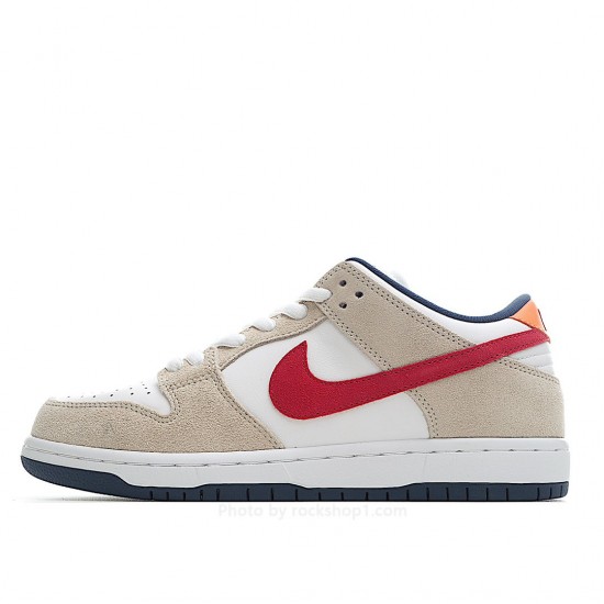 Nike SB Dunk Low RPO "CRIMSON Low Top Sneakers Rice White Red 304292-161