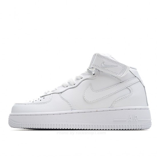 Nike Air Force 1 Mid Mid Top Plain White