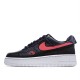 Nike Air Force 1 Utility Black & Red 3M Reflective