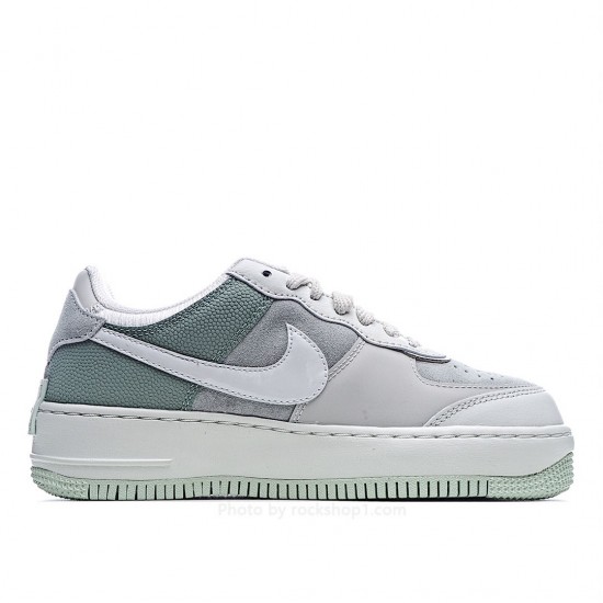 Nike WMNS Air Force 1 Shadow Low Top Sneakers Grey Green