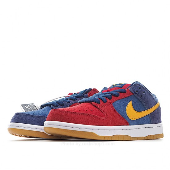 Nike SB Dunk Low "Barcelona" "Catalonia" Suede