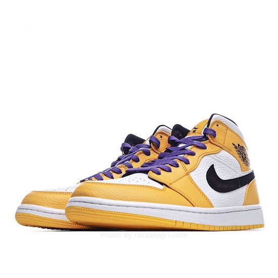 Air Jordan 1 Mid GS 'Lakers'