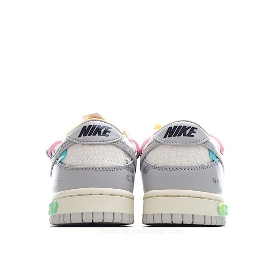 Nike SB Dunk OFF-WHITE Grey Pink